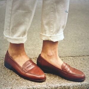 Sézane André Loafers in Natural Heritage Leather, size 41 (US size 10)